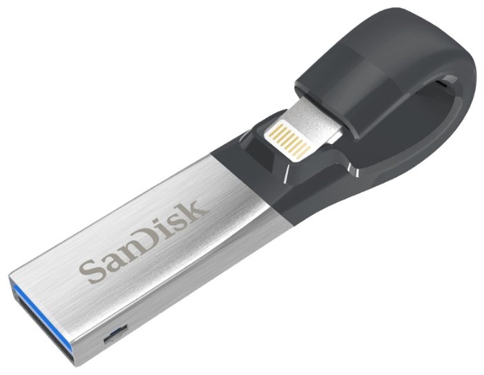Флешка SanDisk iXpand USB 3.0/Lightning 128GB (фото modal 1)