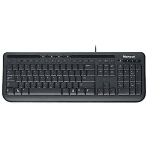 Клавиатура Microsoft Wired Keyboard 600 Black USB (фото modal nav 1)