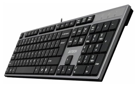 Клавиатура A4Tech KD-300 Silver USB (фото modal 1)