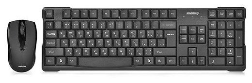 Клавиатура и мышь SmartBuy SBC-114348AG Black USB (фото modal 1)