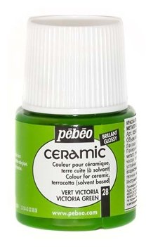 Краски Pebeo Ceramic Светло-зеленый 025028 1 цв. (45 мл.) (фото modal 1)