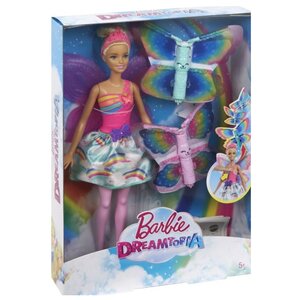 Кукла Barbie Дримтопия Фея с летающими крыльями, 28 см, FRB08 (фото modal nav 9)