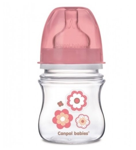 Canpol Babies Бутылочка антиколиковая с широким горлом EasyStart Newborn Baby 120 мл с рождения (фото modal 2)