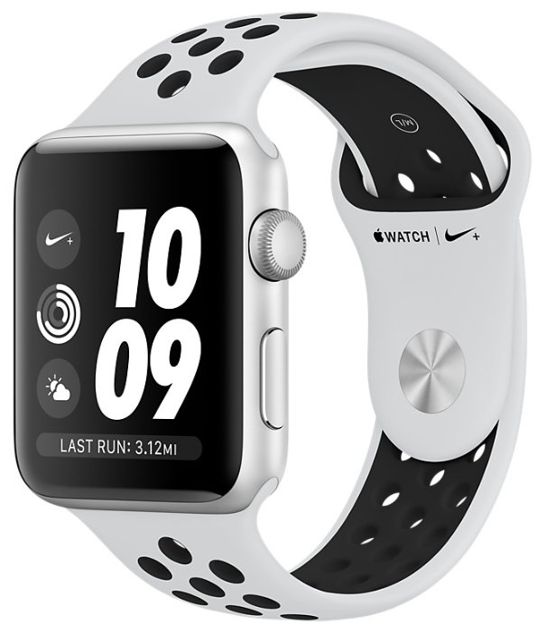 Часы Apple Watch Series 3 42mm Aluminum Case with Nike Sport Band (фото modal 1)
