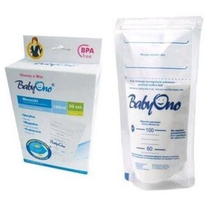 BabyOno Пакеты для хранения грудного молока 100 мл (фото modal nav 2)