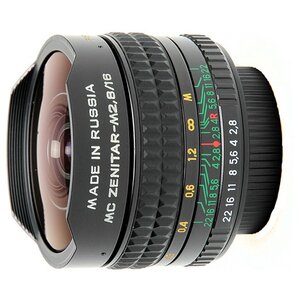 Объектив Зенит Зенитар-M 16mm f/2.8