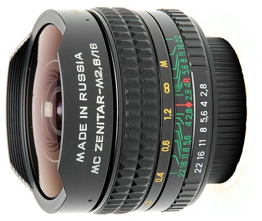 Объектив Зенит Зенитар-M 16mm f/2.8