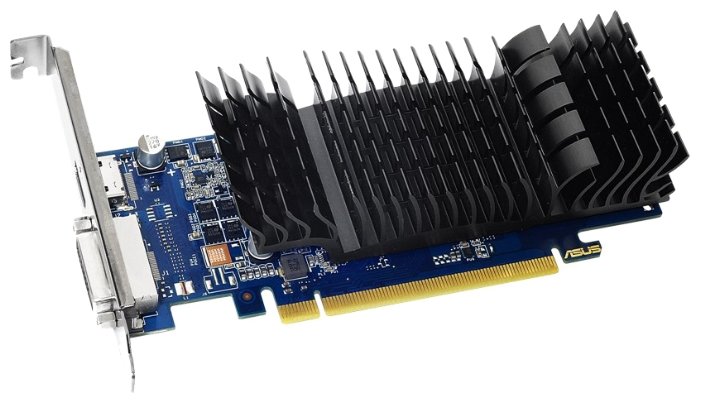 Видеокарта ASUS GeForce GT 1030 1228Mhz PCI-E 3.0 2048Mb 6008Mhz 64 bit DVI HDMI HDCP Silent (фото modal 1)