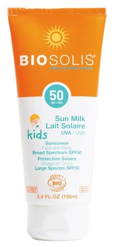 Biosolis Детское солнцезащитное молочко для лица и тела SPF 50 (фото modal 1)