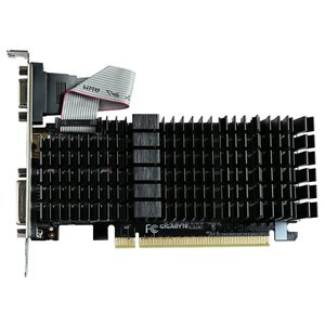 Видеокарта GIGABYTE GeForce GT 710 954Mhz PCI-E 2.0 1024Mb 1800Mhz 64 bit DVI HDMI HDCP Silent (фото modal nav 1)