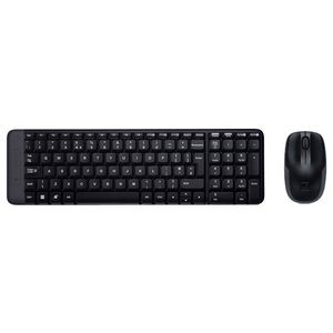 Клавиатура и мышь Logitech Wireless Combo MK220 Black USB (фото modal nav 1)