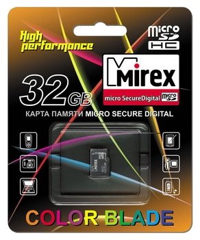 Карта памяти Mirex microSDHC Class 4 32GB (фото modal 1)