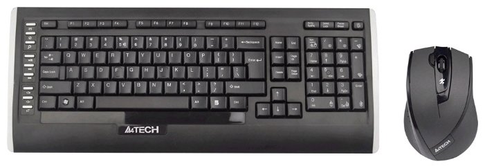 Клавиатура и мышь A4Tech 9300F Black USB (фото modal 1)