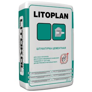Штукатурка Litokol Litoplan, 25 кг (фото modal nav 1)