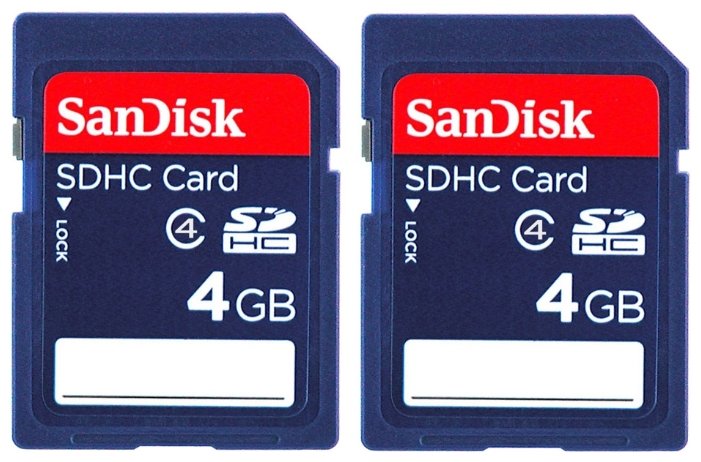 Карта памяти SanDisk SDHC Card Class 4 (фото modal 1)