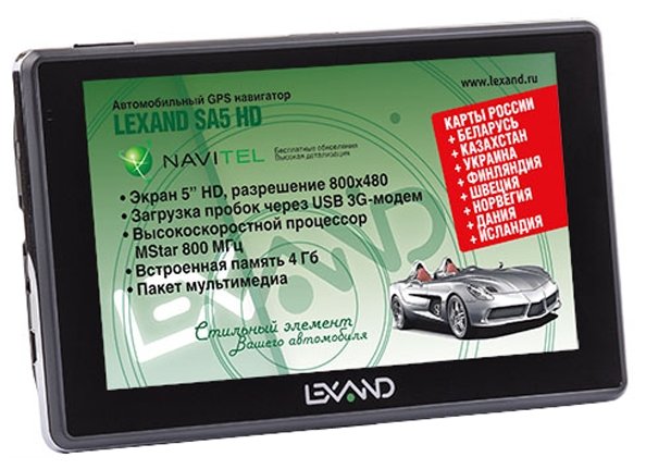Навигатор LEXAND SA5 HD (фото modal 1)