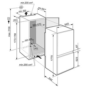 Встраиваемый холодильник Liebherr ICBS 3224 (фото modal nav 3)