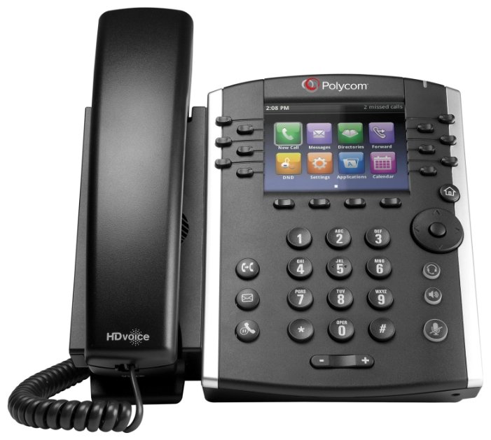 VoIP-телефон Polycom VVX 401 (фото modal 2)