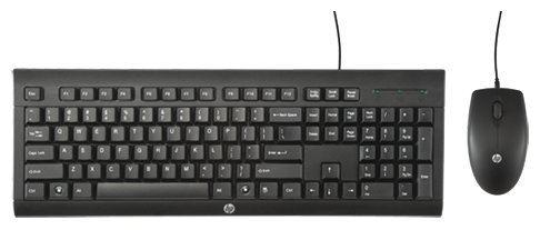 Клавиатура и мышь HP H3C53AA Black USB (фото modal 1)