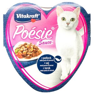 Корм для кошек Vitakraft Poesie Sauce сайда с пастой и томатами (фото modal nav 2)
