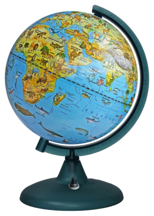 Глобус зоогеографический Глобусный мир 210 мм (16007) (фото modal 1)