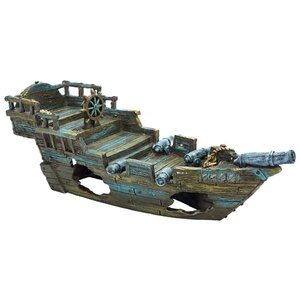 Грот Penn-Plax Корабль с пушками 29.2x11.4x10.1 см (фото modal nav 1)
