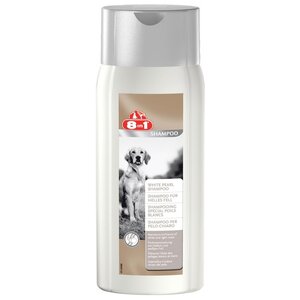 Шампунь 8 In 1 White Pearl Shampoo Белый жемчуг для собак светлых окрасов 250 мл (фото modal nav 1)