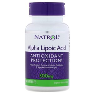 Антиоксидант Natrol Alpha Lipoic Acid 300 mg (50 капсул) (фото modal nav 1)