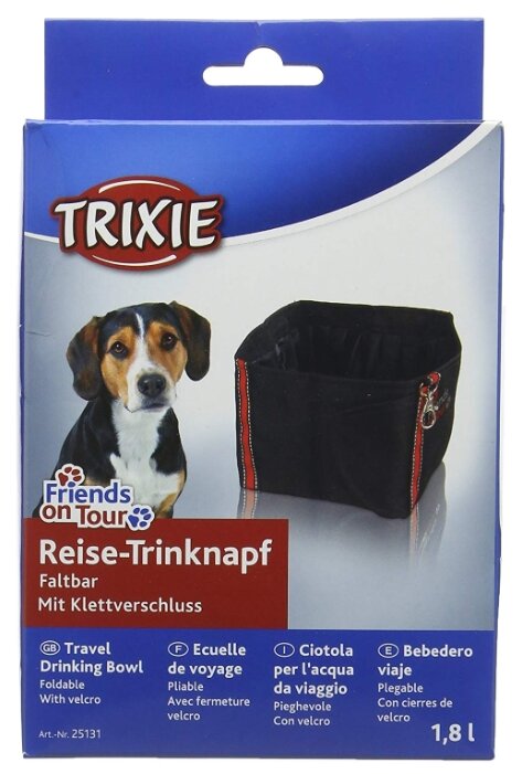 Миска TRIXIE 25131 для собак дорожная складная 1.8 л (фото modal 3)