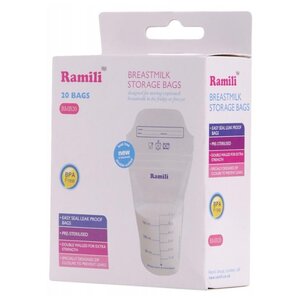 Ramili Baby Пакеты для хранения грудного молока Breastmilk Storage Bags BMB20 (фото modal nav 3)