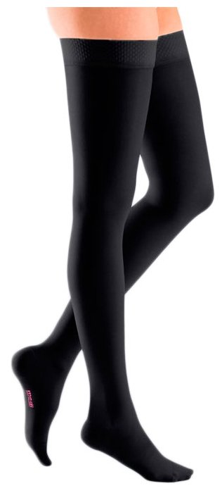 Чулки mediven Plus с силиконовой резинкой, закрытый носок, 3 класс (фото modal 1)