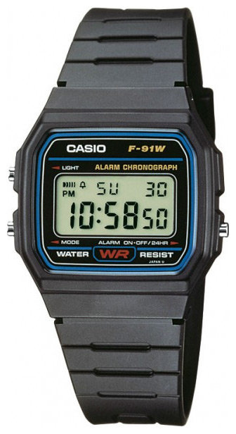 Наручные часы CASIO F-91W-1Y (фото modal 1)