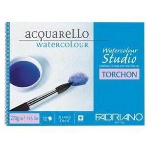 Альбом для акварели Fabriano Watercolour 32 х 41 см, 270 г/м², 12 л. (фото modal nav 1)