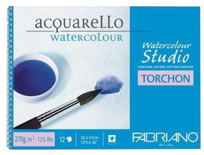 Альбом для акварели Fabriano Watercolour 32 х 41 см, 270 г/м², 12 л. (фото modal 1)