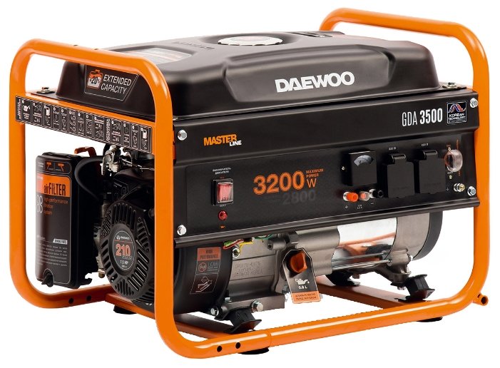 Бензиновая электростанция Daewoo Power Products GDA 3500 (фото modal 1)