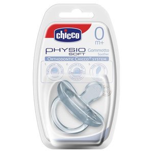 Пустышка силиконовая ортодонтическая Chicco Physio Soft 0+ (1 шт) (фото modal nav 2)