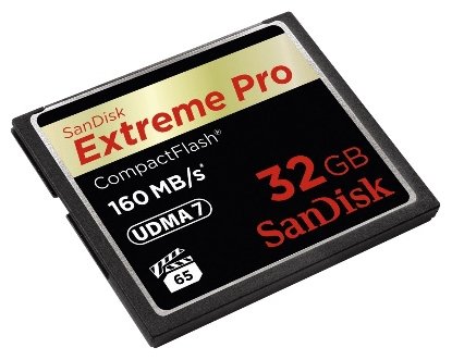 Карта памяти SanDisk Extreme Pro CompactFlash 160MB/s 32GB (фото modal 1)
