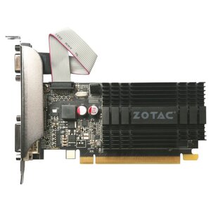 Видеокарта ZOTAC GeForce GT 710 954Mhz PCI-E 2.0 2048Mb 1600Mhz 64 bit DVI HDMI HDCP (фото modal nav 1)