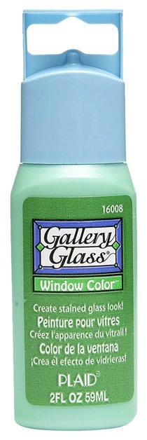 Краски Plaid Gallery Glass Window Color Kelly Green PLD-16008 1 цв. (59 мл.) (фото modal 1)