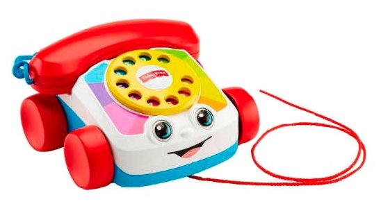 Каталка-игрушка Fisher-Price Болтливый телефон (CMY08) со звуковыми эффектами (фото modal 1)
