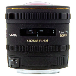 Объектив Sigma AF 4.5mm f/2.8 EX DC HSM Circular Fisheye Canon EF-S