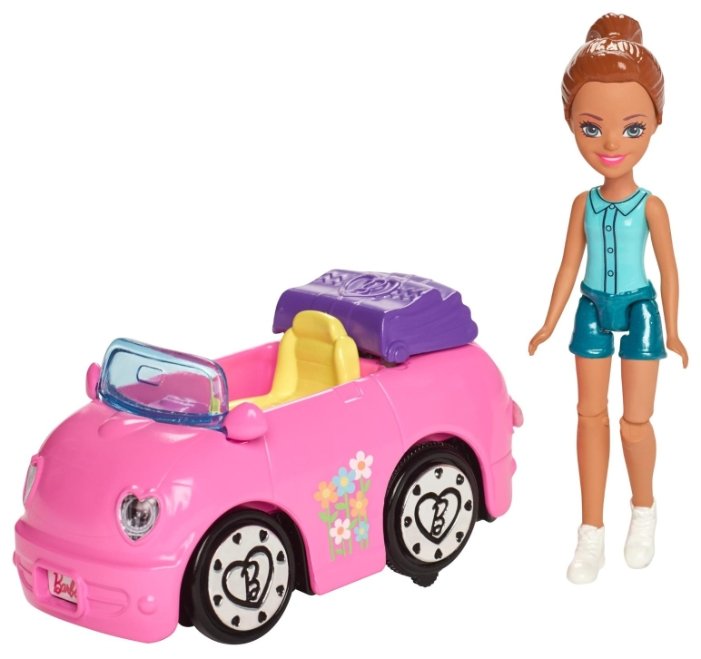 Набор Barbie В движении Автомойка, 10 см, FHV91 (фото modal 3)