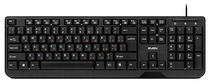 Клавиатура и мышь SVEN KB-S320 Black USB (фото modal 3)