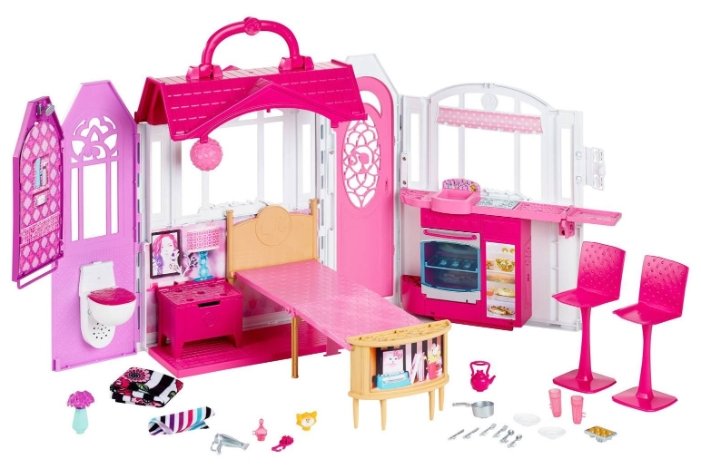 Barbie Переносной гламурный домик CHF54 (фото modal 1)