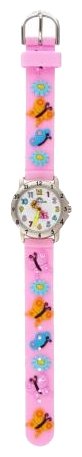 Наручные часы Радуга 105 розовые цветы и бабочки (фото modal 1)