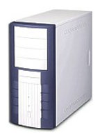 Компьютерный корпус Powerman PM-6008 300W Blue (фото modal 1)