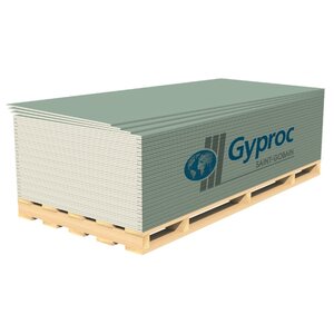 Гипсокартонный лист (ГКЛ) Gyproc Аква Оптима Лонг влагостойкий 3000х1200х12.5мм (фото modal nav 1)
