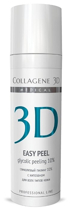 Medical Collagene 3D PROFESSIONAL LINE 3D Easy peel гликолевый пилинг 10% (фото modal 1)