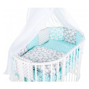 SWEET BABY комплект в овальную кроватку Tenero (8 предметов) (фото modal nav 2)