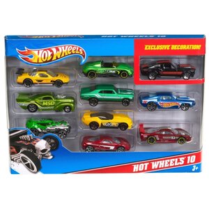 Набор машин Mattel Hot Wheels 10 штук в ассортименте (54886) 1:64 7 см (фото modal nav 3)